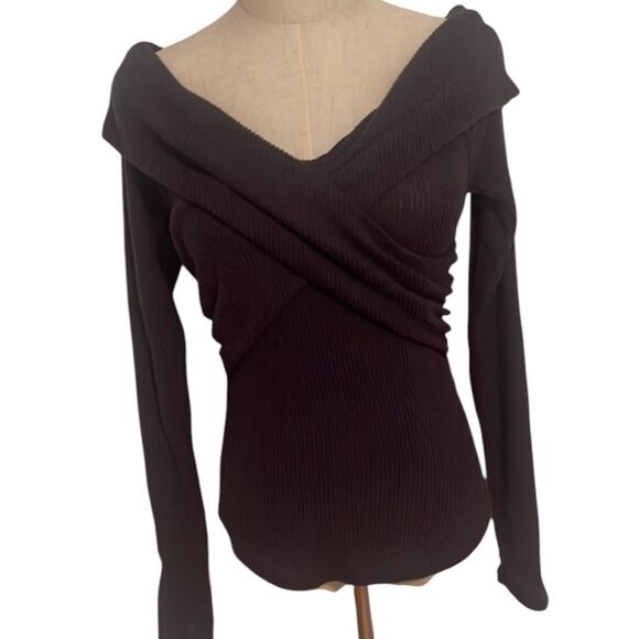 ✨Free People Women's Marley Navy Sz Medium Top✨ - Picture 8 of 12